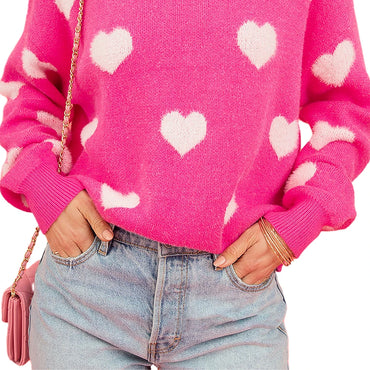 Haute Pink Hearts Sweater