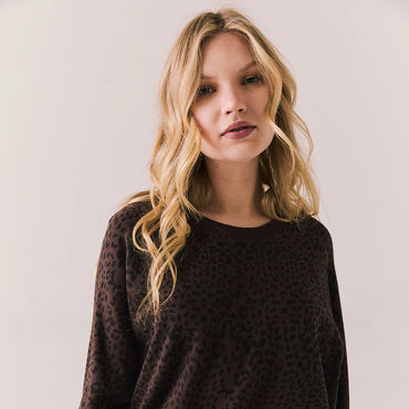 Valentine Leopard Pullover