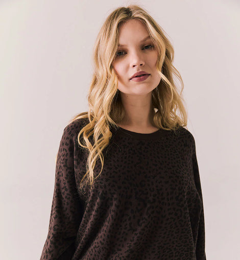 Valentine Leopard Pullover