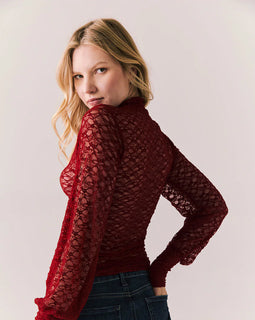 Evelynn Cabernet Long Sleeve