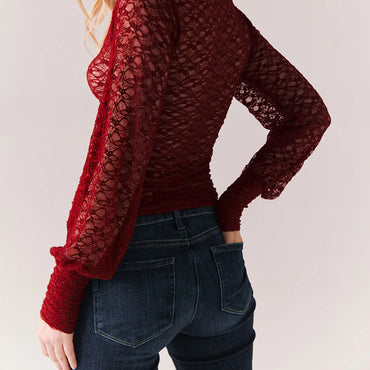 Evelynn Cabernet Long Sleeve