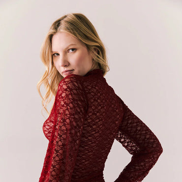 Evelynn Cabernet Long Sleeve