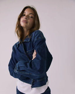 Sutton Indigo Jacket