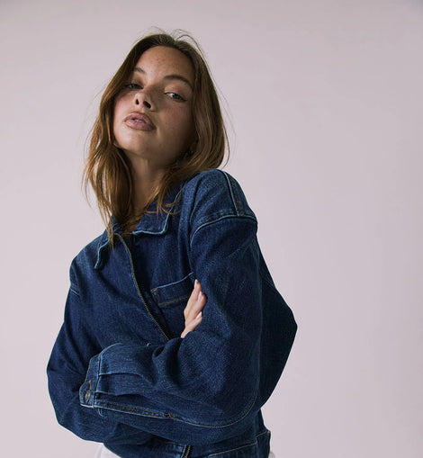 Sutton Indigo Jacket