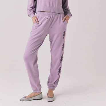 Amethyst Bolt Joggers