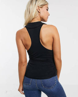 FP Sexy Tank with Collar in Black
