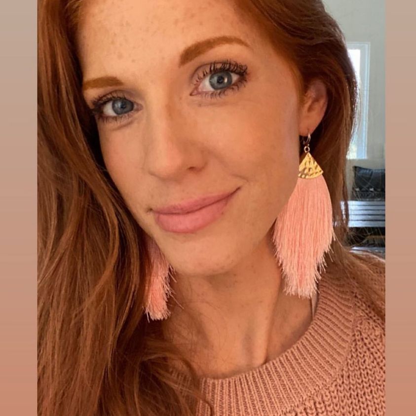 Boho Tassles in blush