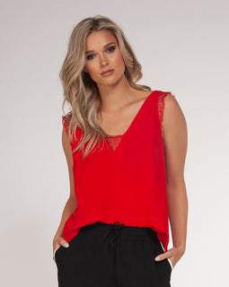 Dex gorgeous tank in red!