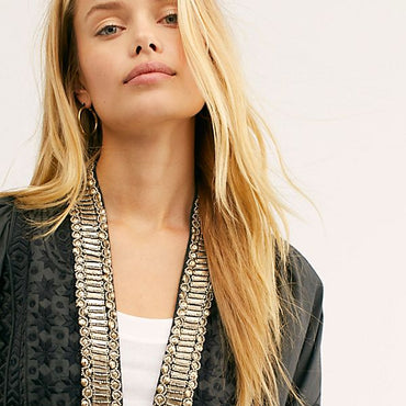 FP Emroidered Jacket with Embellishing