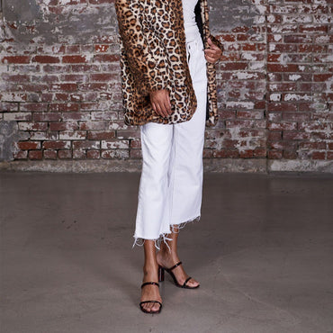Faux Fur Leopard Coat