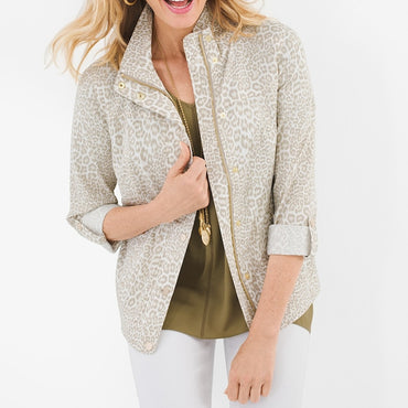 White Cheetah Jacket